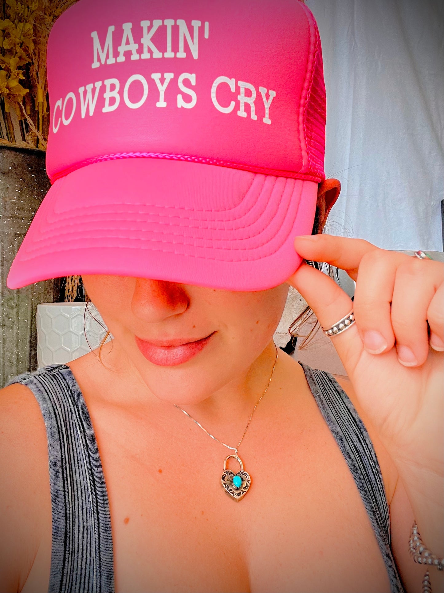 Makin’ Cowboys Cry Trucker Hat