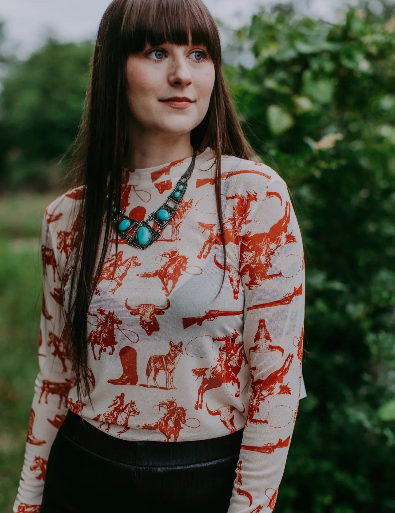 The Rusty But Rowdy Mesh Top