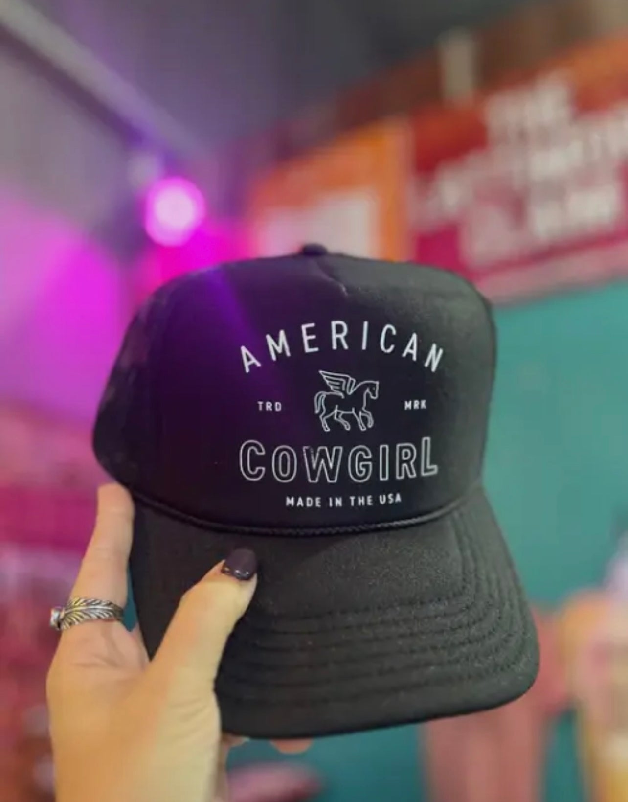 American Cowgirl Trucker Hat
