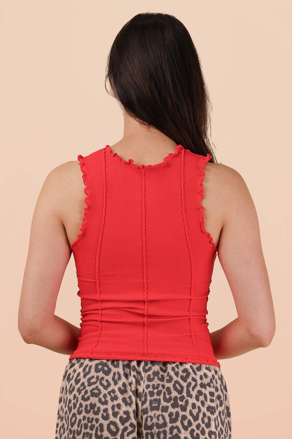 The Abbie Tank In Red