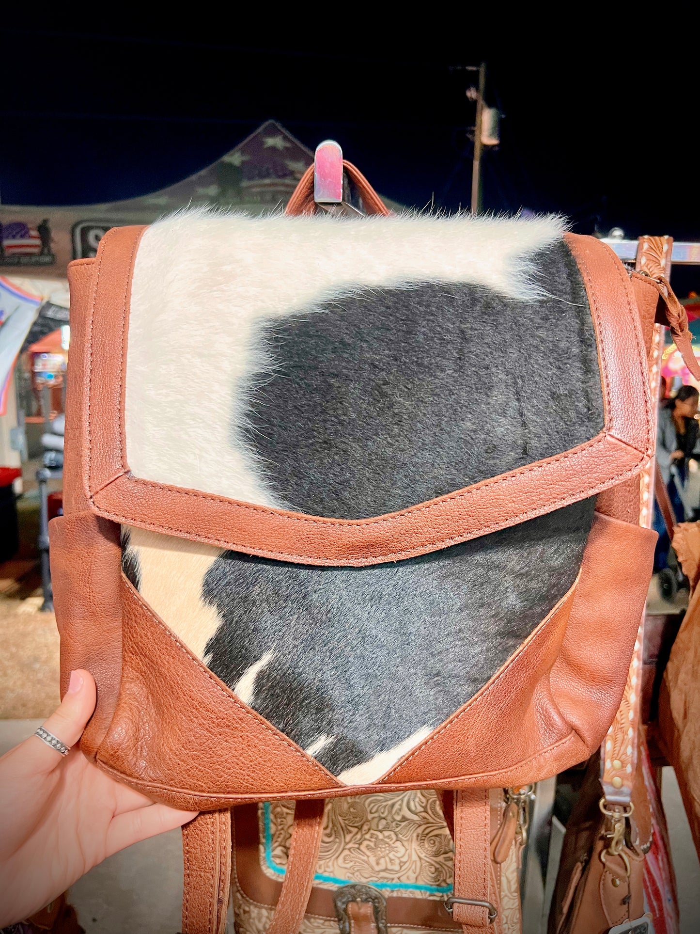 Classic Cowhide Backpack