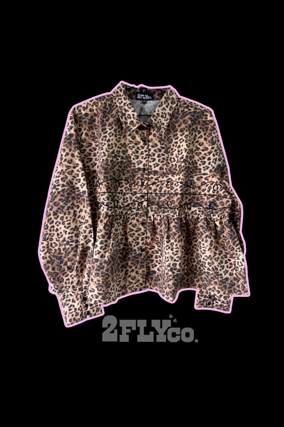 The Loopty Lou Top In Leopard