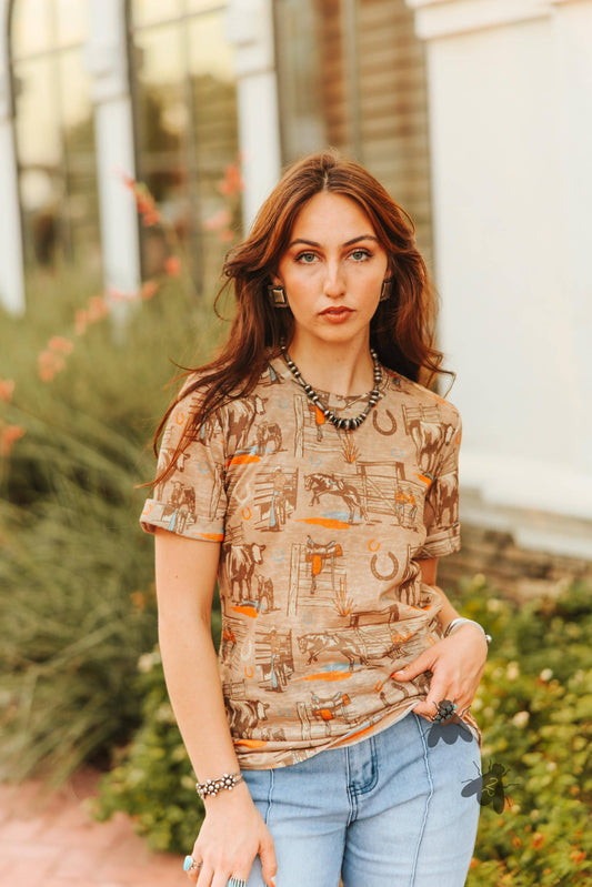 The Sunset Ranch Tee