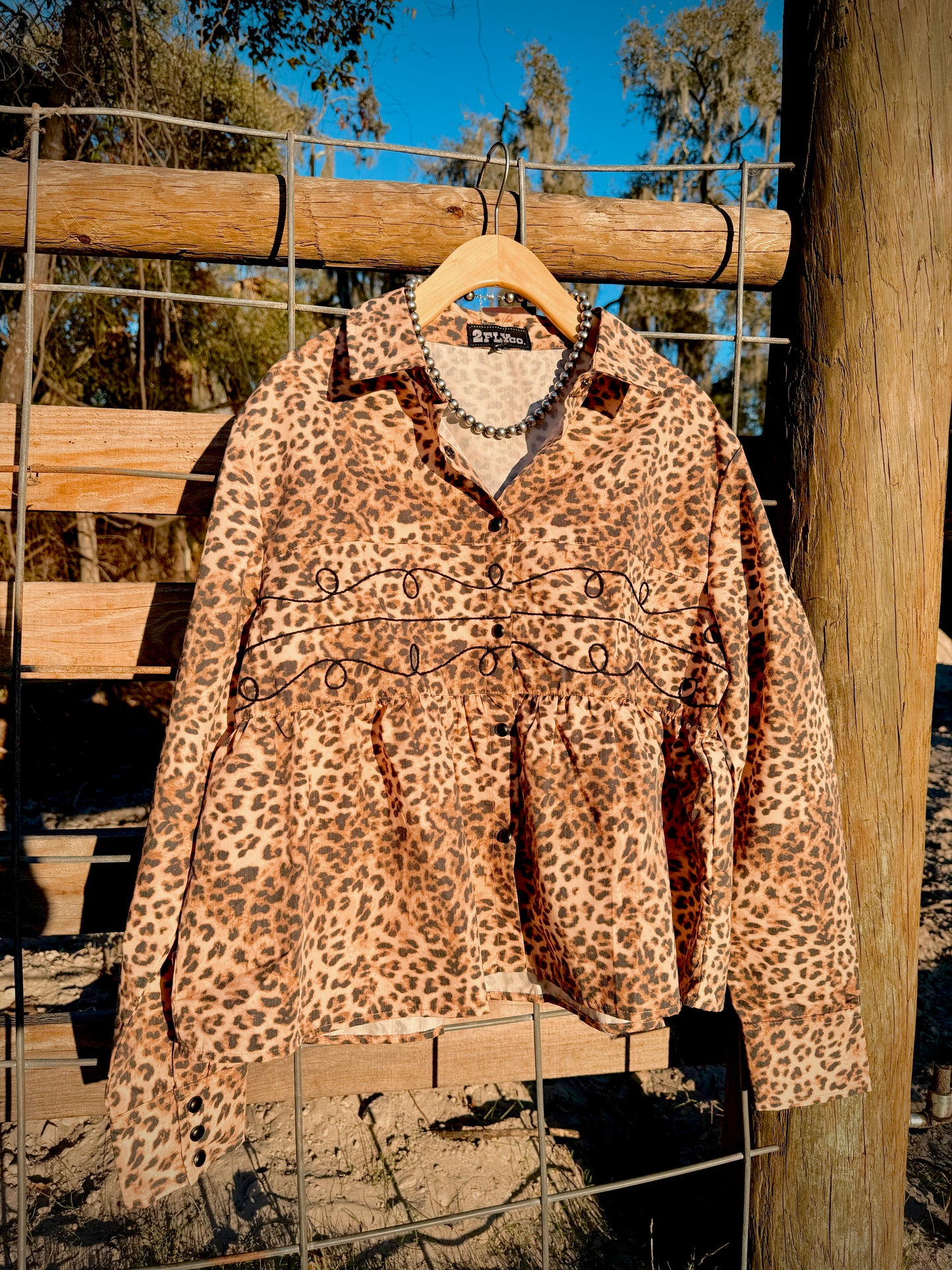 The Loopty Lou Top In Leopard