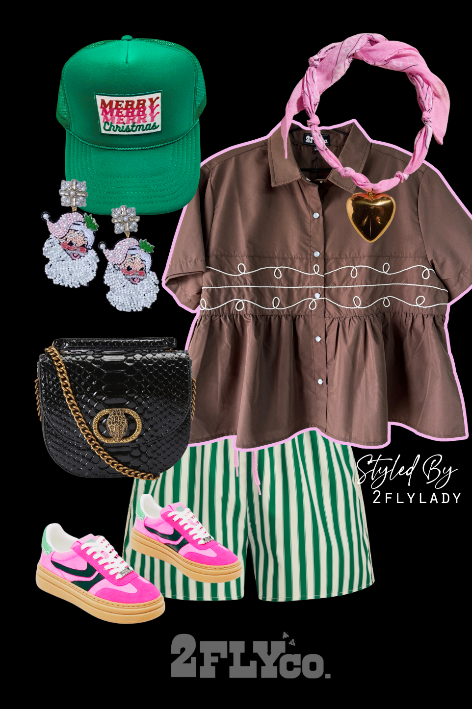 The Loopty Lou Top In Chocolate