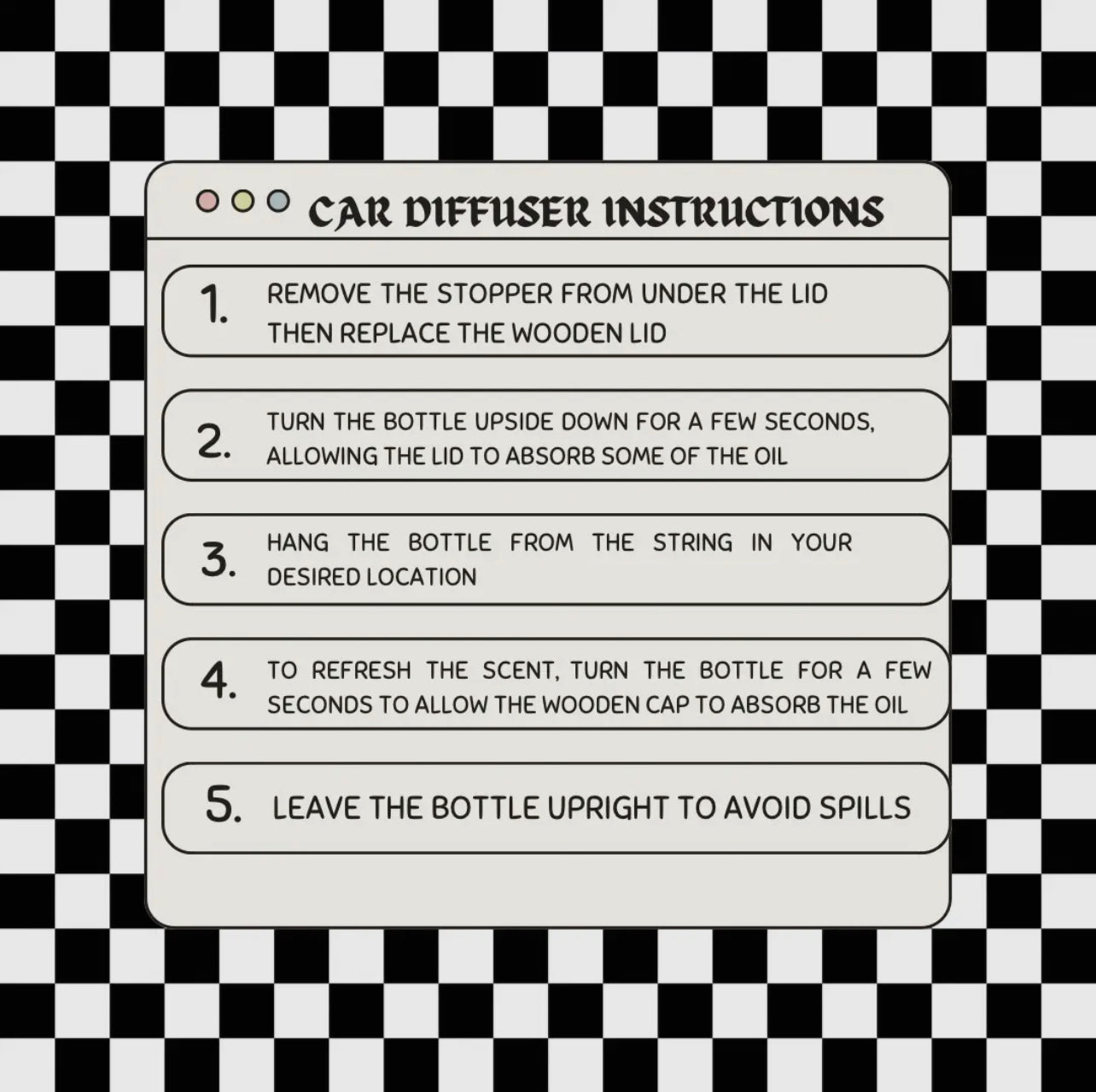 Decorative Car Diffuser