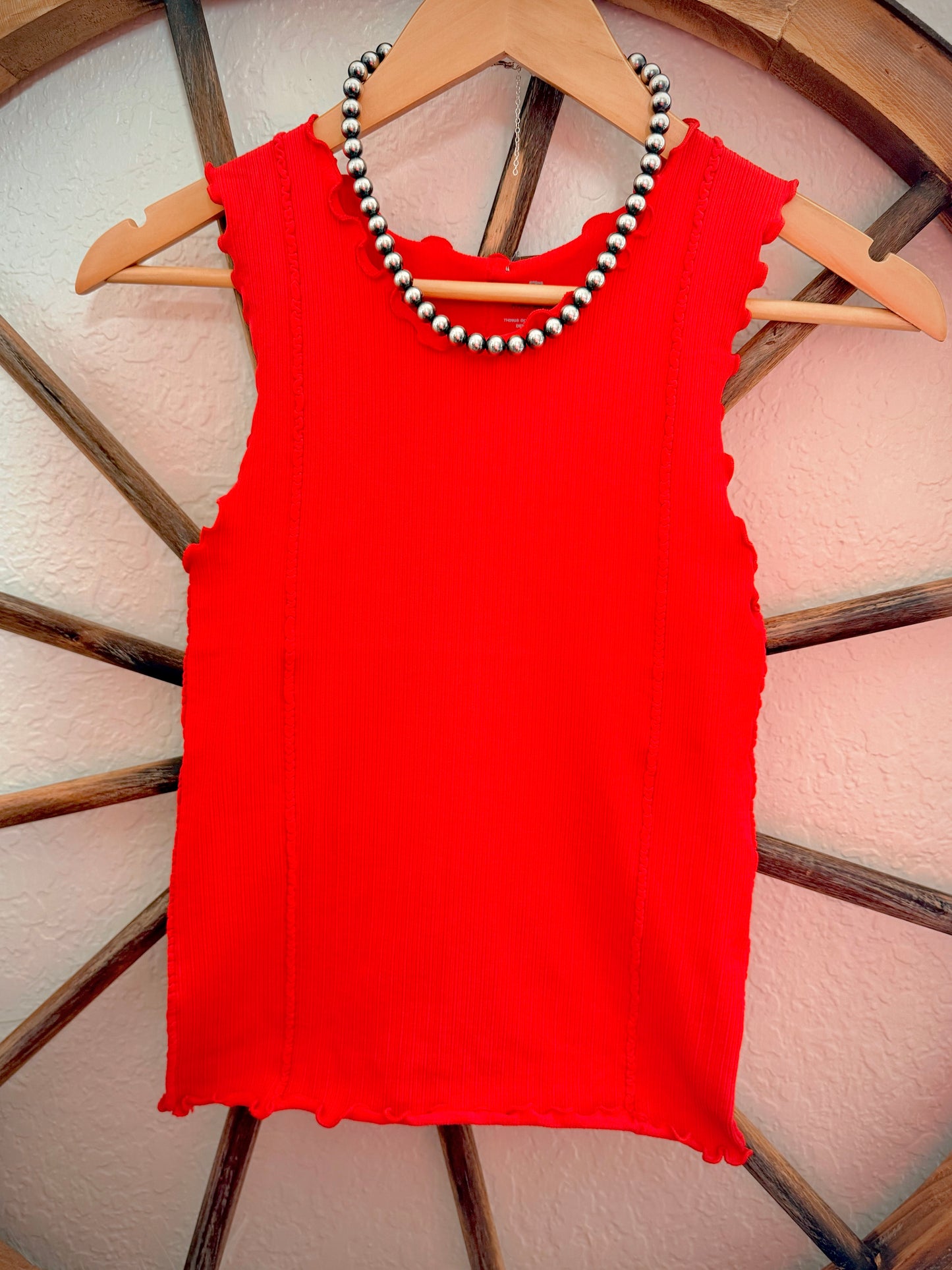 The Abbie Tank In Red