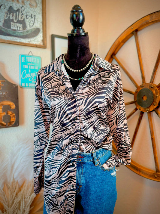 The Wild Side Button Up