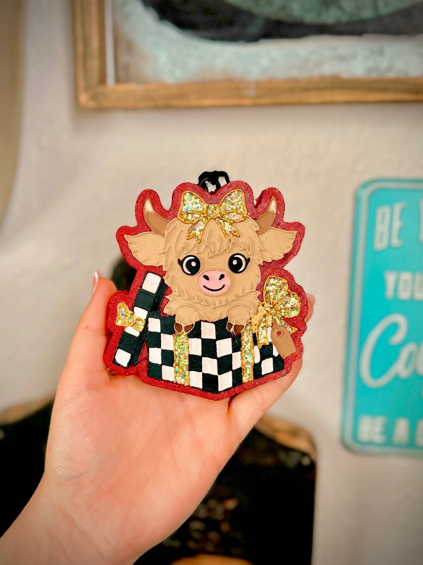 The Cow Present Freshie