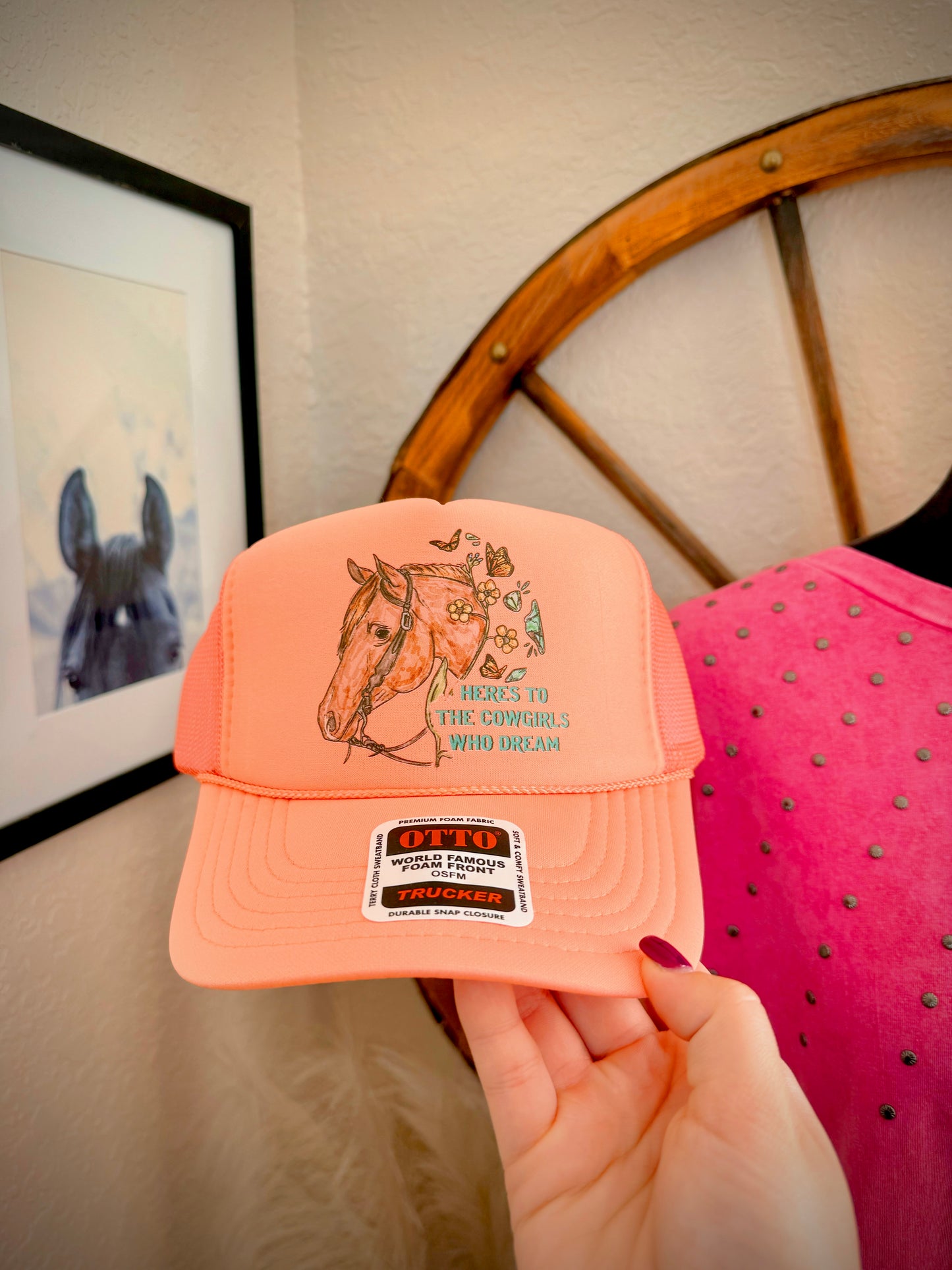 The Dreamin’ Cowgirl Trucker Hat