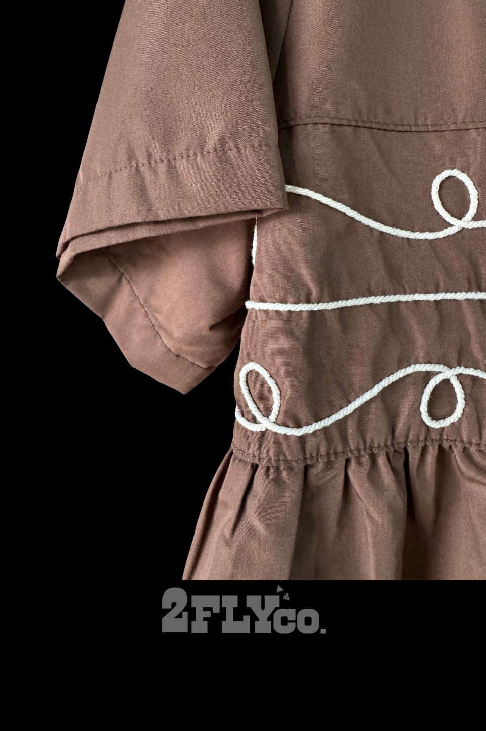 The Loopty Lou Top In Chocolate