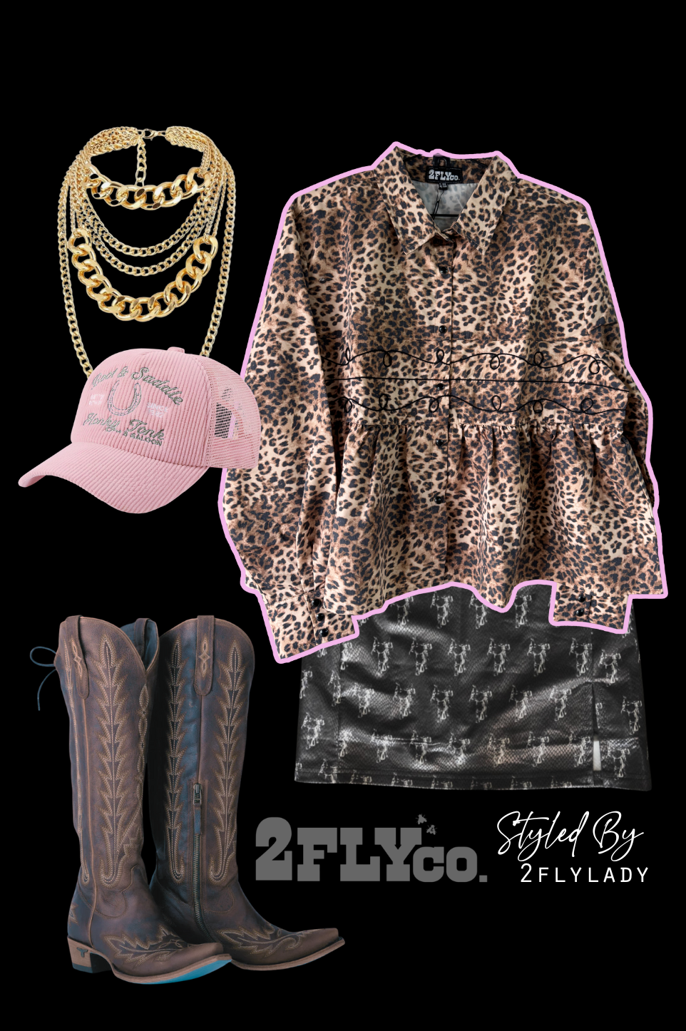 The Loopty Lou Top In Leopard