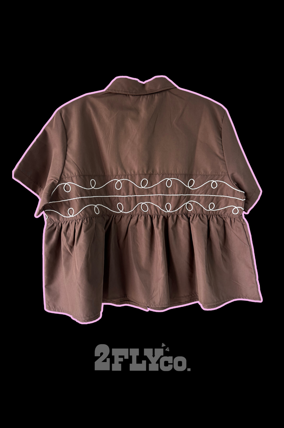 The Loopty Lou Top In Chocolate