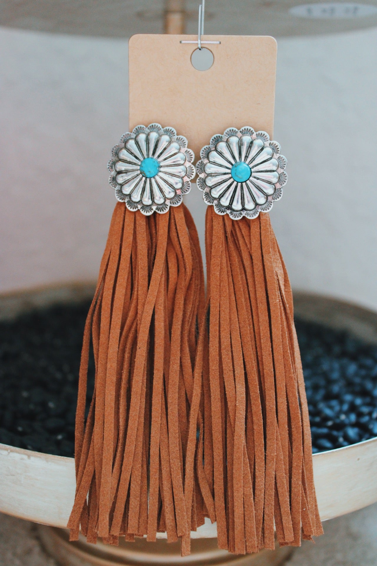 Fringe Concho Studs